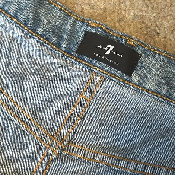 7 for all mankind denim shorts - Picture 4 of 6